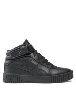 Sneakersy Puma Carina 2.0 Mid WTR Jr 387380 01 Czarny ze sklepu eobuwie.pl w kategorii Buty sportowe dziecięce - zdjęcie 182064252