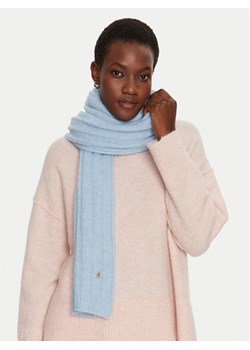 Szalik Tommy Hilfiger Timeless AW0AW16655 Niebieski ze sklepu eobuwie.pl w kategorii Szaliki i chusty damskie - zdjęcie 182064350