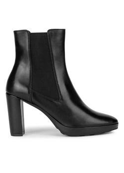 Botki Geox D Walk Pleasure 85 D35TFC 00043 C9999 Czarny ze sklepu eobuwie.pl w kategorii Botki - zdjęcie 182064964