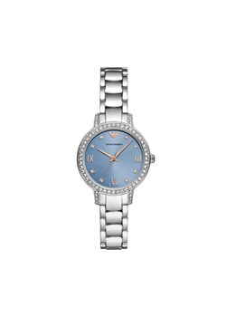 Zegarek Emporio Armani Cleo AR11585 Srebrny ze sklepu eobuwie.pl w kategorii Zegarki - zdjęcie 182065030