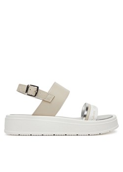 Sandały Calvin Klein Jeans V4A2-82053-0371A S Beżowy ze sklepu eobuwie.pl w kategorii Sandały dziecięce - zdjęcie 182065301