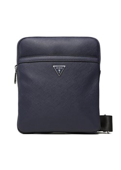 Saszetka Guess Certosa Saffiano Smart HMECSA P3123 Granatowy ze sklepu eobuwie.pl w kategorii Saszetki - zdjęcie 182065383