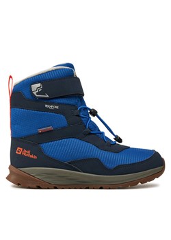 Śniegowce Jack Wolfskin Polar Bear-B Texapore High Vc K A62145 Niebieski ze sklepu eobuwie.pl w kategorii Buty zimowe dziecięce - zdjęcie 182065460