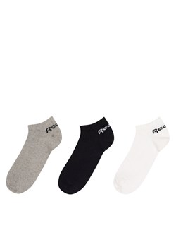 Zestaw 3 par niskich skarpet unisex Reebok ACT CORE LOW CUT SOC FL5225 Kolorowy ze sklepu eobuwie.pl w kategorii Skarpetki damskie - zdjęcie 182065493