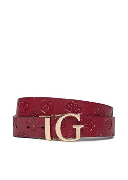 Pasek Damski Guess BW7861 P3430 Bordowy ze sklepu eobuwie.pl w kategorii Paski damskie - zdjęcie 182065623