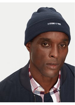 Czapka Jack&Jones Bottle 12259203 Granatowy ze sklepu eobuwie.pl w kategorii Czapki zimowe męskie - zdjęcie 182065833