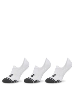 Zestaw 3 par niskich skarpet unisex Under Armour Performance Tech 1379502 Biały ze sklepu eobuwie.pl w kategorii Skarpetki damskie - zdjęcie 182066011