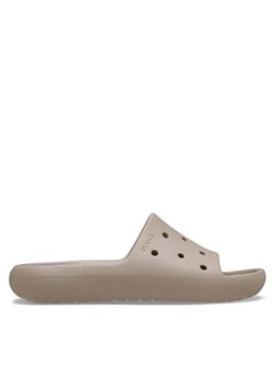 Klapki Crocs Classic Slide v2 209401 Brązowy ze sklepu eobuwie.pl w kategorii Klapki damskie - zdjęcie 182066113