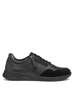 Sneakersy Geox D Bulmya D36NQB 0ME2N C9999 Czarny ze sklepu eobuwie.pl w kategorii Buty sportowe damskie - zdjęcie 182066212