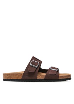 Klapki Geox U Sandal Ghita B U159VB 00032 C6024 Brązowy ze sklepu eobuwie.pl w kategorii Klapki męskie - zdjęcie 182066464
