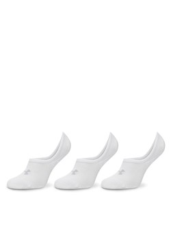 Zestaw 3 par stopek unisex Under Armour Breathe Lite 1370075 Biały ze sklepu eobuwie.pl w kategorii Skarpetki damskie - zdjęcie 182066484