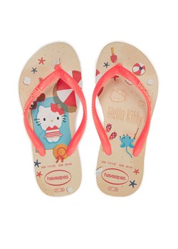 Japonki Havaianas 41457480570 Brązowy ze sklepu eobuwie.pl w kategorii Klapki dziecięce - zdjęcie 182066603