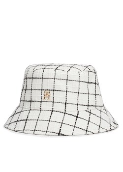 Kapelusz Tommy Hilfiger AW0AW16618 Écru ze sklepu eobuwie.pl w kategorii Kapelusze damskie - zdjęcie 182066701