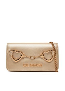 Torebka LOVE MOSCHINO JC5643PP1MLB196A Złoty ze sklepu eobuwie.pl w kategorii Kopertówki - zdjęcie 182066884
