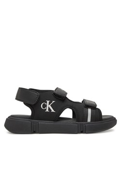 Sandały Calvin Klein Jeans V3B2-83023-1591 S Czarny ze sklepu eobuwie.pl w kategorii Sandały dziecięce - zdjęcie 182066893