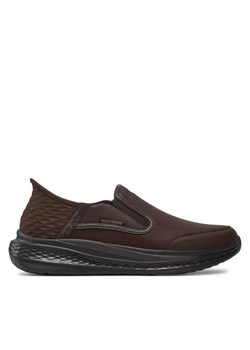 Półbuty Skechers Slade 205237 Brązowy ze sklepu eobuwie.pl w kategorii Półbuty męskie - zdjęcie 182066923
