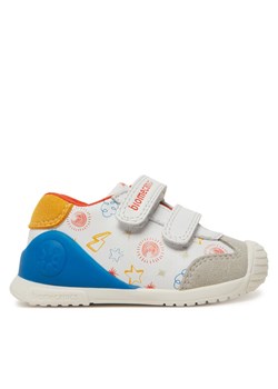 Sneakersy Biomecanics 252115 Biały ze sklepu eobuwie.pl w kategorii Buty sportowe dziecięce - zdjęcie 182066974