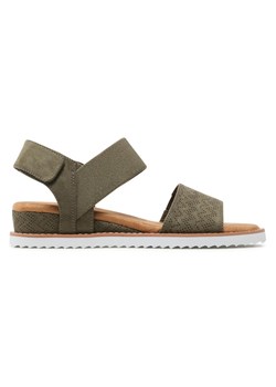Sandały Skechers Desert Kiss 31440/OLV Zielony ze sklepu eobuwie.pl w kategorii Sandały damskie - zdjęcie 182067004