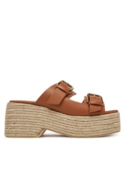 Espadryle Pollini SA28268I0MTD0230 Brązowy ze sklepu eobuwie.pl w kategorii Espadryle damskie - zdjęcie 182067080