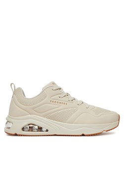 Sneakersy Skechers Tres-Air Uno-Casairal 183090/OFWT Biały ze sklepu eobuwie.pl w kategorii Buty sportowe męskie - zdjęcie 182067444