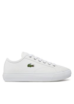 Sneakersy Lacoste Backcourt 224 2 Cuj 748CUJ000121G Biały ze sklepu eobuwie.pl w kategorii Buty sportowe damskie - zdjęcie 182067522