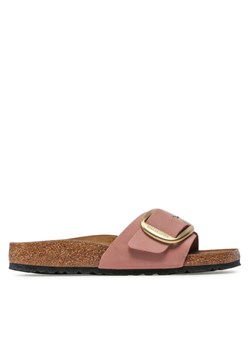 Klapki Birkenstock Madrid Big Buckle 1024039 Różowy ze sklepu eobuwie.pl w kategorii Klapki damskie - zdjęcie 182067671