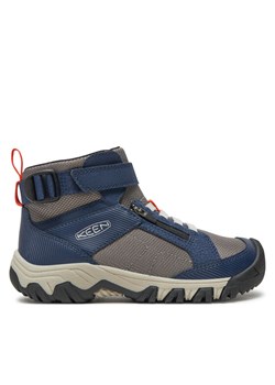 Trekkingi Keen Targhee Boundless 1029517 Granatowy ze sklepu eobuwie.pl w kategorii Buty trekkingowe dziecięce - zdjęcie 182067722