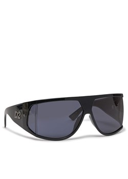 Okulary przeciwsłoneczne Dsquared2 D2 0124/S ANS75IR Czarny ze sklepu eobuwie.pl w kategorii Okulary przeciwsłoneczne męskie - zdjęcie 182067864