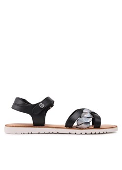 Sandały Kickers Betty KI-694796-30 D Czarny ze sklepu eobuwie.pl w kategorii Sandały dziecięce - zdjęcie 182068054
