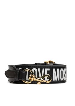 Wymienny pasek do torebki LOVE MOSCHINO JC6404PP1LLV100A Czarny ze sklepu eobuwie.pl w kategorii Paski damskie - zdjęcie 182068063