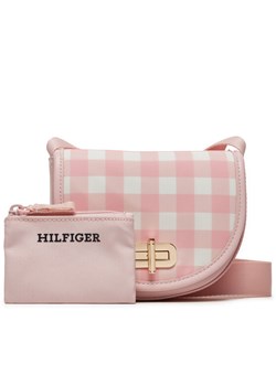 Torebka Tommy Hilfiger AW0AW16123 Różowy ze sklepu eobuwie.pl w kategorii Listonoszki - zdjęcie 182068204