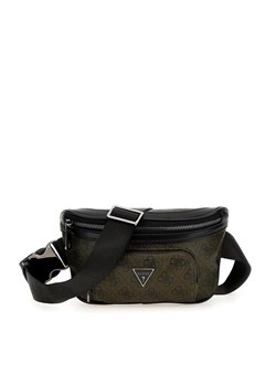 Saszetka nerka Guess Vezzola Smart Mini Bags HMEVZL P3231 Khaki ze sklepu eobuwie.pl w kategorii Nerki - zdjęcie 182068312