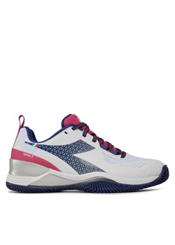 Buty do tenisa Diadora Blushield Torneo 2 W Clay 101.179505 01 D0257 Biały ze sklepu eobuwie.pl w kategorii Buty sportowe damskie - zdjęcie 182068314