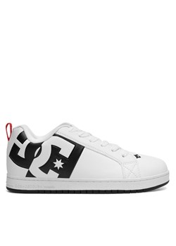 Sneakersy DC COURT GRAFFIK SQ ADYS100442-WLK Biały ze sklepu eobuwie.pl w kategorii Buty sportowe męskie - zdjęcie 182068422