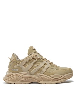 Sneakersy Guess Belluno Low FMTBEL ELE12 Beżowy ze sklepu eobuwie.pl w kategorii Buty sportowe męskie - zdjęcie 182068554