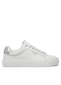 Sneakersy Calvin Klein Cupsole Lace Up W/Ml HW0HW02288 Biały ze sklepu eobuwie.pl w kategorii Buty sportowe damskie - zdjęcie 182068610