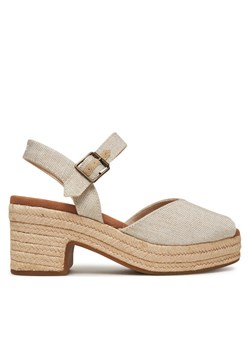 Espadryle Toms Isla Peep Toe 10021977 Écru ze sklepu eobuwie.pl w kategorii Espadryle damskie - zdjęcie 182068653