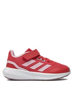 Sneakersy adidas RunFalcon 3.0 Elastic Lace Top Strap ID0599 Czerwony ze sklepu eobuwie.pl w kategorii Buty sportowe dziecięce - zdjęcie 182068671