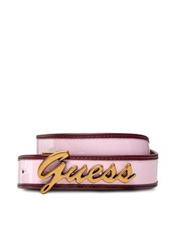 Pasek Damski Guess Magali Belt W3RZ03 WF7Q0 Różowy ze sklepu eobuwie.pl w kategorii Paski damskie - zdjęcie 182068970