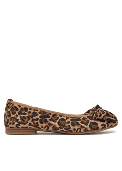 Baleriny Tamaris 1-22141-44 Brązowy ze sklepu eobuwie.pl w kategorii Balerinki - zdjęcie 182069130