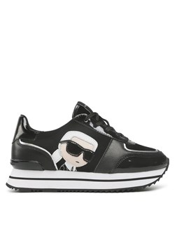 Sneakersy KARL LAGERFELD KL61930N Czarny ze sklepu eobuwie.pl w kategorii Buty sportowe damskie - zdjęcie 182069300