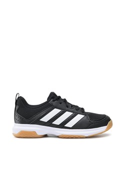 Buty halowe adidas Ligra 7 W GY7648 Czarny ze sklepu eobuwie.pl w kategorii Buty sportowe damskie - zdjęcie 182069312