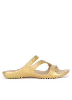 Klapki Crocs KADEE II METALLIC SANDAL W 210147-710 Złoty ze sklepu eobuwie.pl w kategorii Klapki damskie - zdjęcie 182069321
