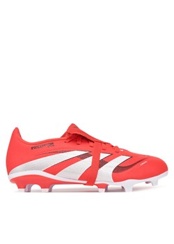 Buty do piłki nożnej adidas Predator League Fold-Over Tongue Firm Ground ID3830 Czerwony ze sklepu eobuwie.pl w kategorii Buty sportowe dziecięce - zdjęcie 182069361