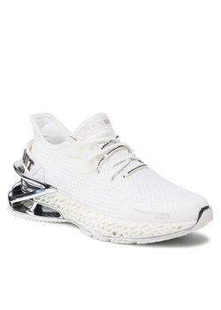 Sneakersy Plein Sport The Scratch FABS USC0335 PTE003N Biały ze sklepu eobuwie.pl w kategorii Buty sportowe męskie - zdjęcie 182069433