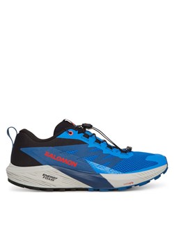 Buty do biegania Salomon Sense Ride 5 L47808600 Niebieski ze sklepu eobuwie.pl w kategorii Buty sportowe męskie - zdjęcie 182069510