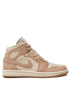 Sneakersy Nike Air Jordan 1 Mid Se FJ3448 200 Écru ze sklepu eobuwie.pl w kategorii Buty sportowe damskie - zdjęcie 182069644