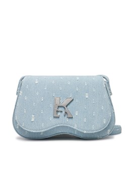 Torebka Karl Lagerfeld Jeans A2W30099 Błękitny ze sklepu eobuwie.pl w kategorii Listonoszki - zdjęcie 182069682