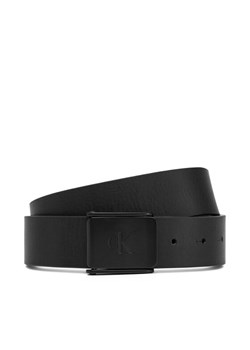 Pasek Damski Calvin Klein Jeans Clamp Casual Plaque Buckle 3.8Mm LV04G7000G Czarny ze sklepu eobuwie.pl w kategorii Paski męskie - zdjęcie 182069683
