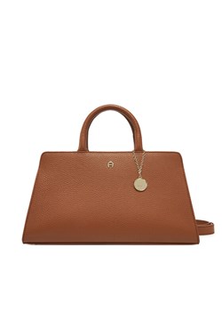 Torebka Aigner Cybill M 133034 Brązowy ze sklepu eobuwie.pl w kategorii Kuferki - zdjęcie 182069864